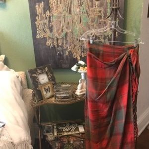 spiegel vintage plaid skirt size 8